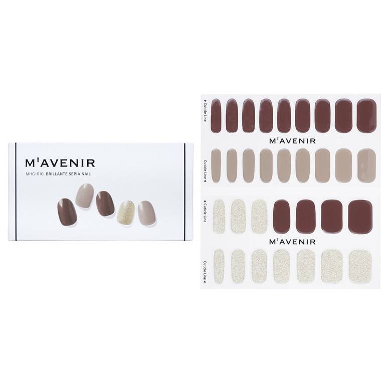 Nail Sticker (Assorted Colour) - # Brillante Sepia Nail by Mavenir