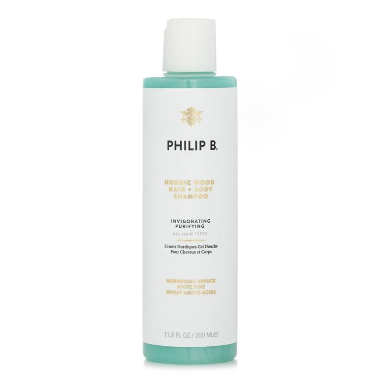 شامبو للشعر والجسم Nordic Wood (مطهر ومرطب لجميع أنواع الشعر) من Philip B