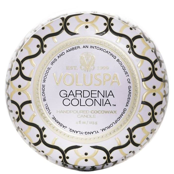 شمع قصدير صغير - Gardenia Colonia 113g/4oz من فولوسبا