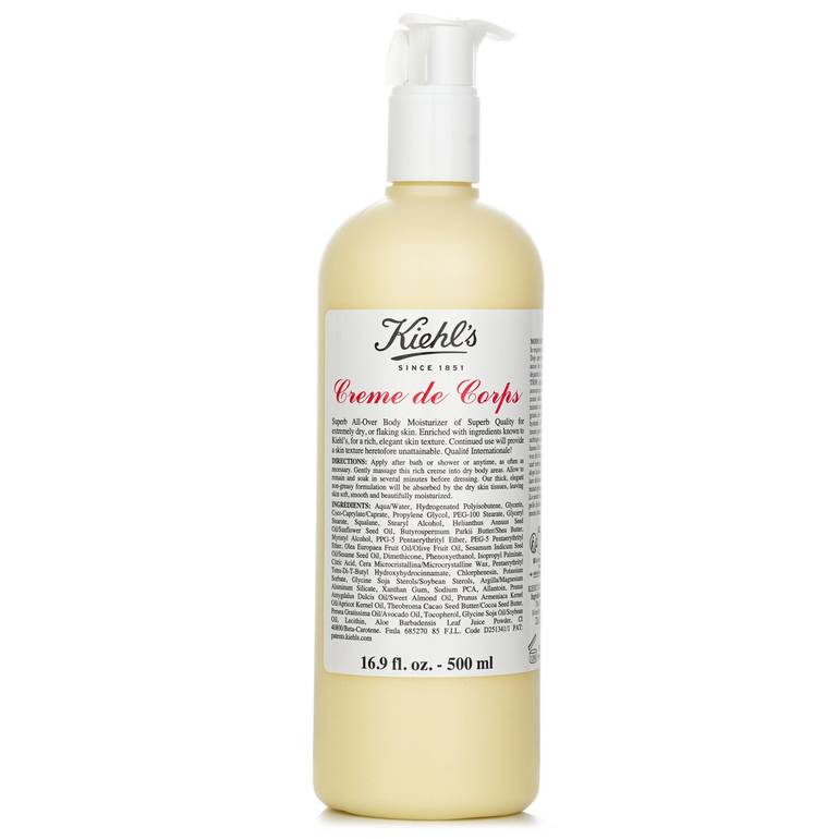 Creme De Corps مرطب الجسم للجسم مع مضخة من Kiehl's
