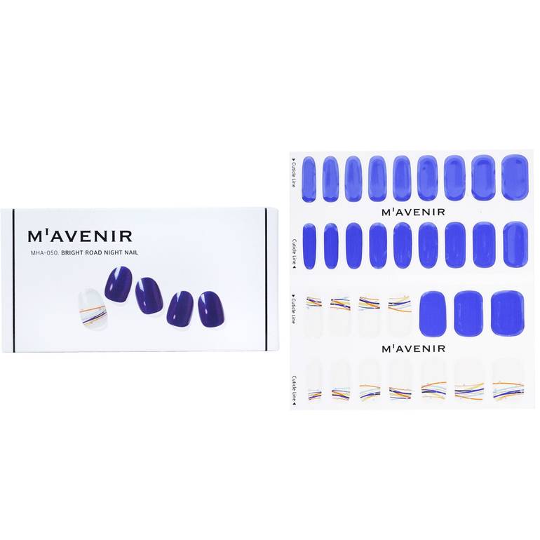 ملصق الأظافر (أزرق) - # Bright Road Night Nail من Mavenir