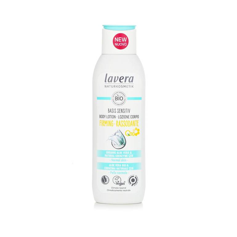 Basis Sensitiv Firming Body Lotion With Organic Aloe Vera & Natural Coenzyme Q10 - For Normal Skin by Lavera