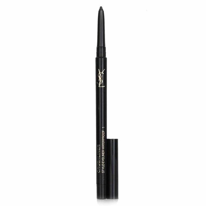 Crushliner Stylo قلم تحديد العيون مقاوم للماء - # 01 أسود كثيف 0.35g/0.01oz من Yves Saint Laurent