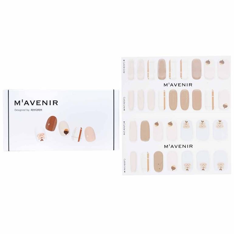 Nail Sticker (Assorted Colour) - # Eating Squirrel Nail by Mavenir