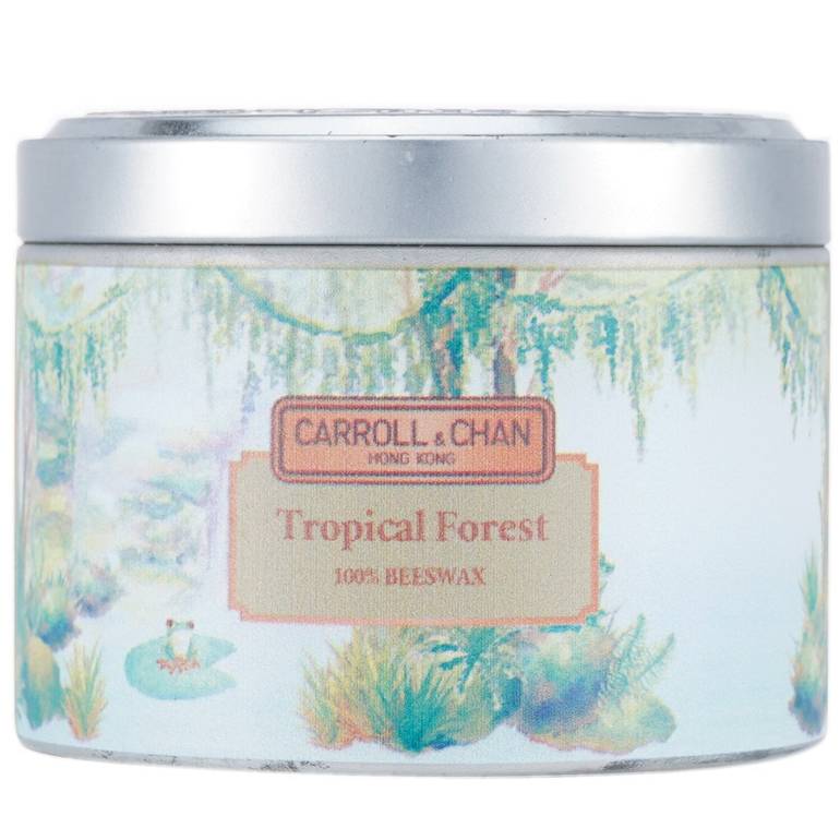 شمع قصديري بشمع العسل 100% - Tropical Forest من Carroll & Chan
