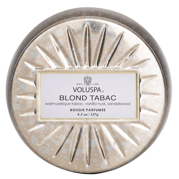 شمع قصدير صغير - Blond Tabac 127g/4.5oz من فولوسبا