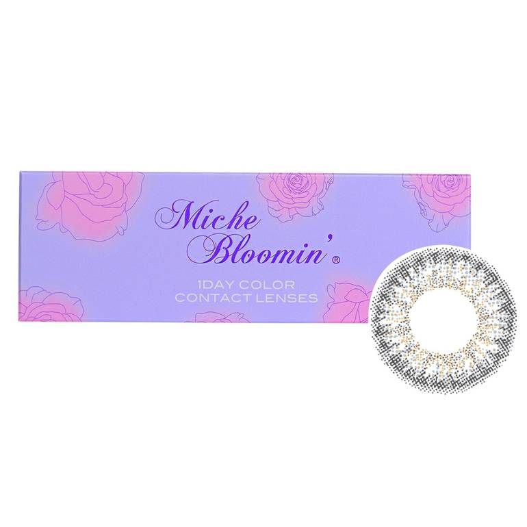 Quarter Veil 1 Day Color Contact Lenses (106 Shell Moon) - 0.00 by Miche Bloomin'