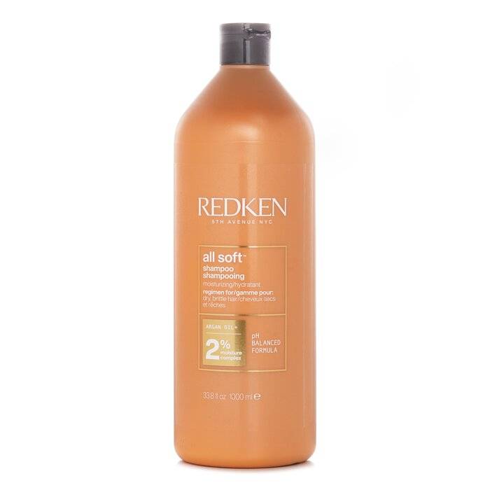 All Soft شامبو (للشعر الجاف/المتقصف) 1000ml/33.8oz من Redken