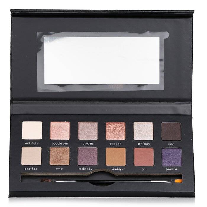 لوحة ظلال عيون Rock The Croc (12x ظلال عيون، 1x فرشاة ظلال عيون مزدوجة) من YBF Beauty