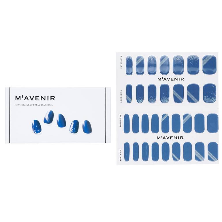 Nail Sticker (Blue) - # Deep Shell Blue Nail by Mavenir