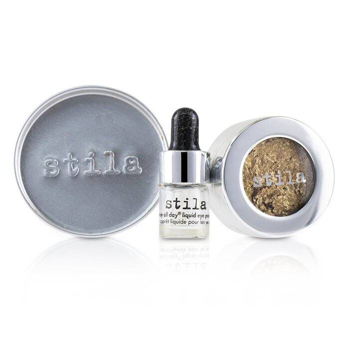 ظلال عيون Magnificent Metals Foil Finish مع برايمر سائل للعيون Stay All Day - Glided Gold من Stila
