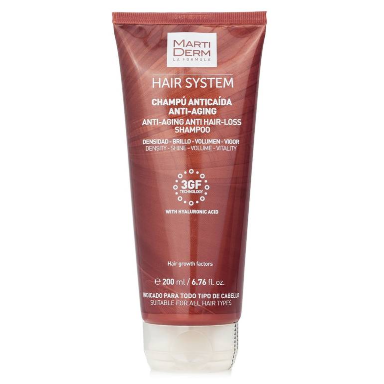 Hair System Anti-Aging Anti Hair-Loss Shampoo With Hyaluronic Acid (For All Hair Types) من Martiderm