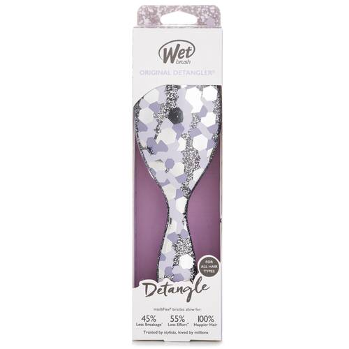 Original Detangler Groovy Disco Purple Hair Brush by Wet Brush