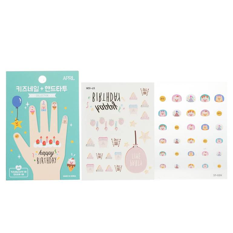 April Nail + Hand Tattoo - # ST-02K by April Korea