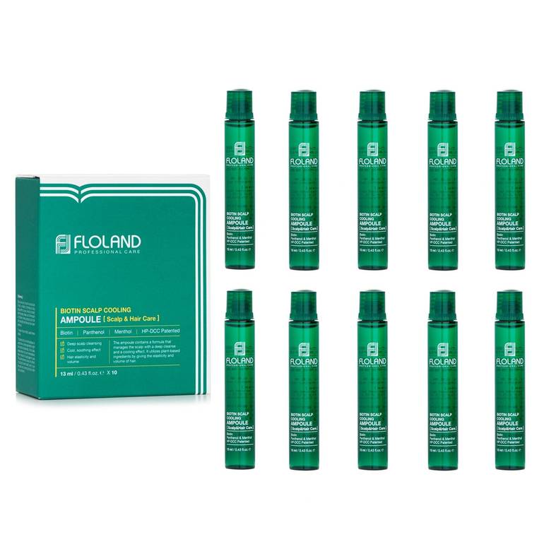 Biotin Scalp Cooling Ampoule (For Scalp & Hair Care) Exp Date:11/30/2025 by Floland