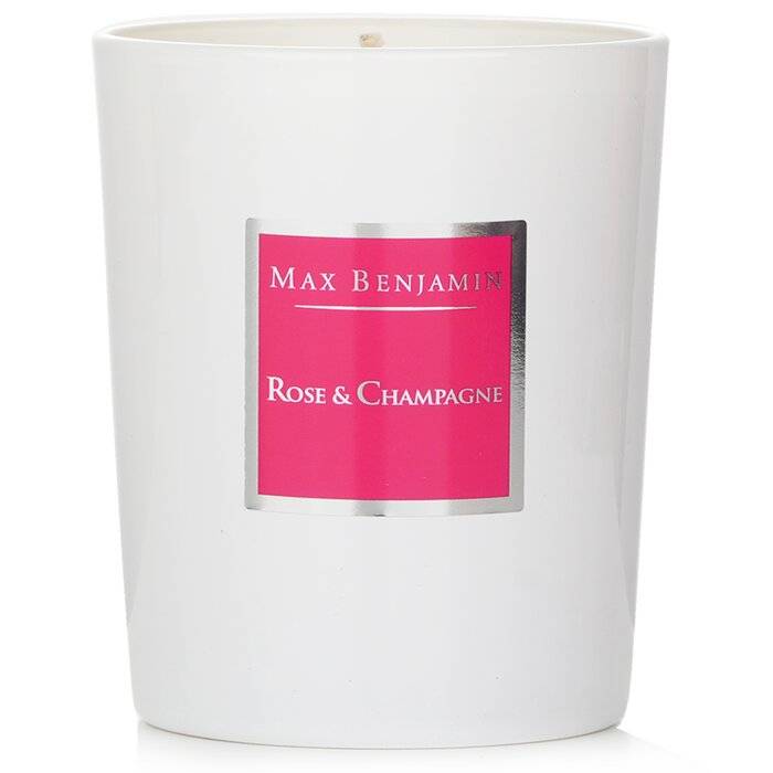 Candle - Rose & Champagne 190g/6.5oz by Max Benjamin