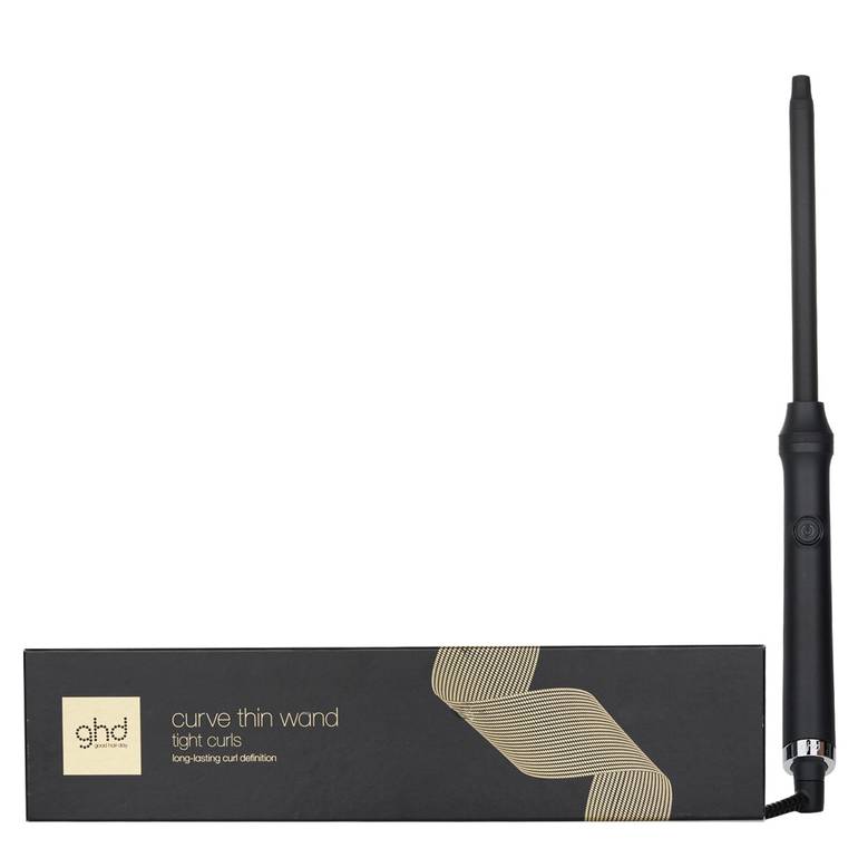 Curve Thin Wand Tight Curls Hair Curlers - # Black by GHD