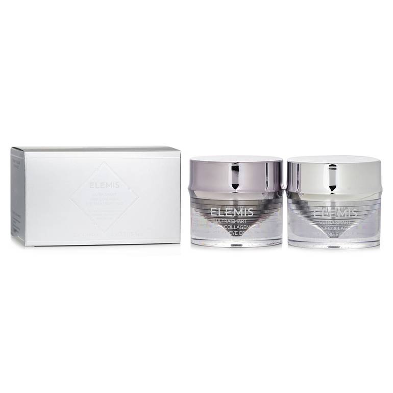 ثنائية علاج عيون نهارية وليلية Ultra Smart Pro-Collagen (بلسم عيون صباحي عدد 1، كريم عيون مسائي عدد 1، أداة عيون عدد 1) من Elemis