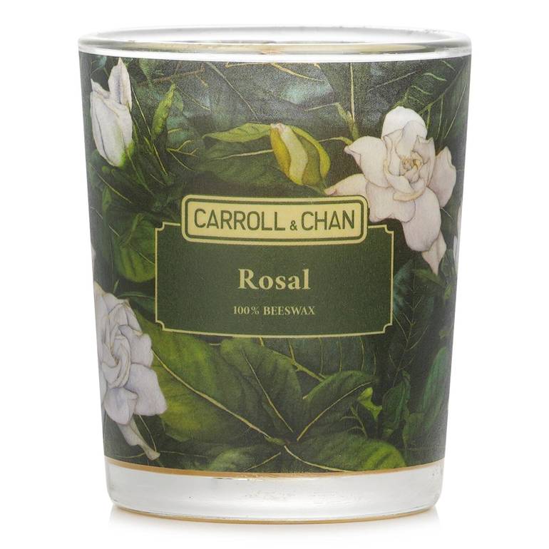 100% Beeswax Votive Candle - Rosal (Neroli, Gardenia & Musk) من Carroll & Chan