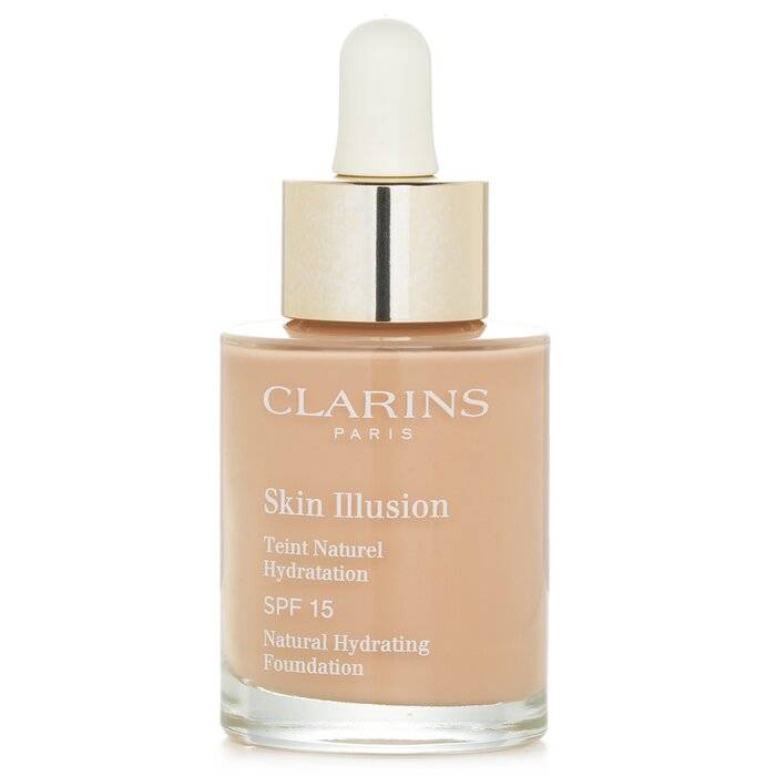 أساس مرطب طبيعي Skin Illusion SPF 15 -#107C 30ml/1oz من Clarins
