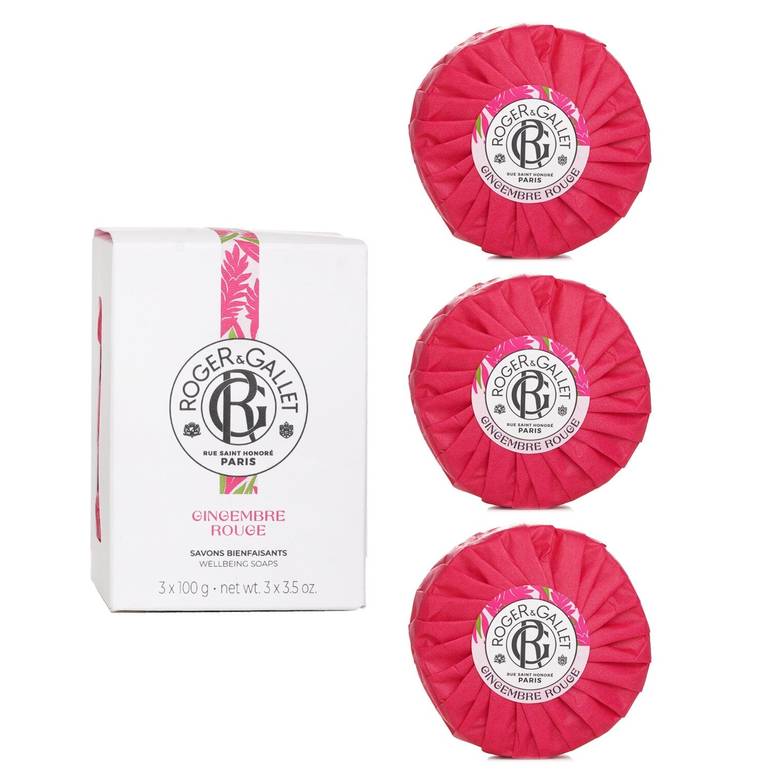 Gingembre Rouge Wellbeing Soaps Box من Roger & Gallet