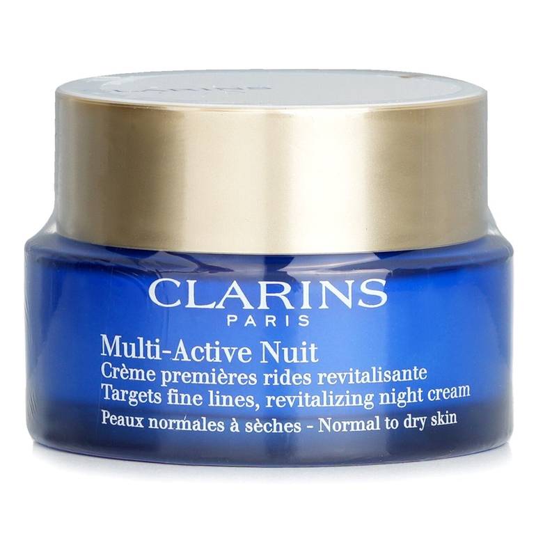 كريم ليلي مجدد للخطوط الدقيقة Multi-Active Night - للبشرة العادية إلى الجافة من Clarins