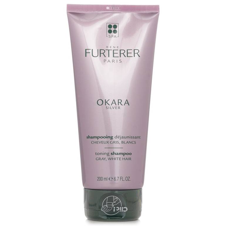 Okara Silver Silver Radiance Ritual Toning Shampoo (Gray, White Hair) by Rene Furterer