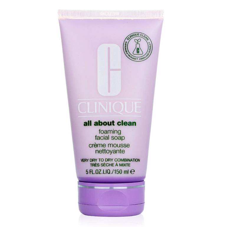 All About Clean Foaming Facial Soap - Very Dry to Dry Combination Skin من Clinique