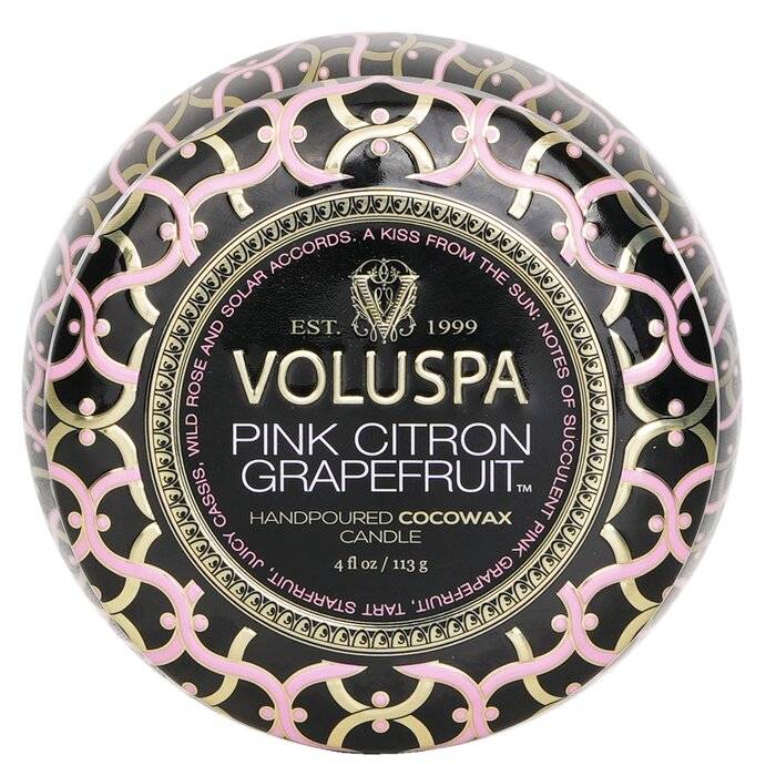 شمع قصديري صغير - Pink Citron Grapefruit 113g/4oz من فولوسبا