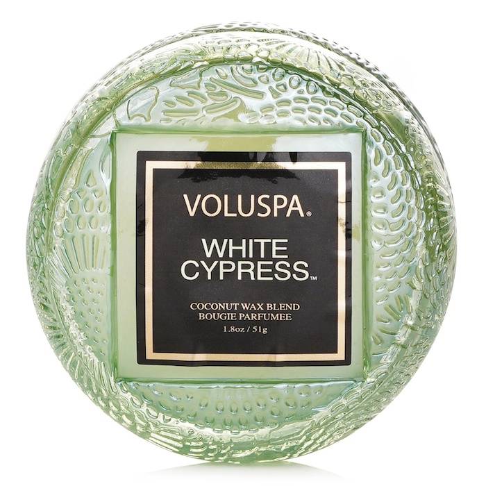 شمع معكرون - White Cypress 51g/1.8oz من فولوسبا