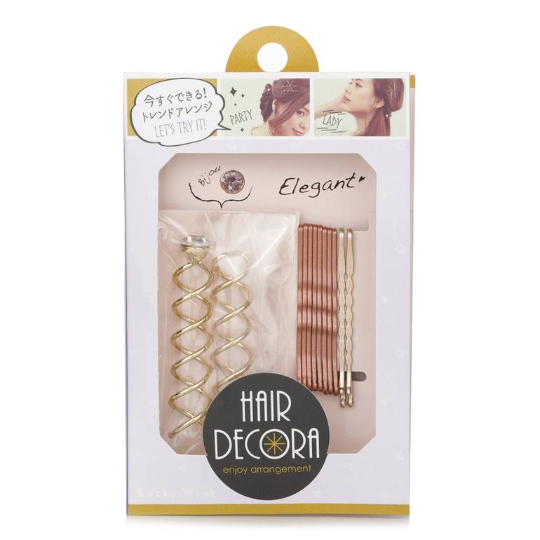 Cute Hairpin Set (Pink And Gold Combination) من Lucky Trendy