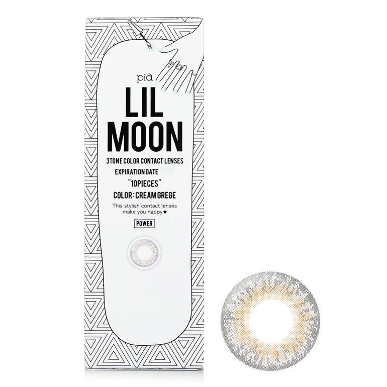 Lilmoon Cream Grege 1 Day Color Contact Lenses - - 4.00 من Pia