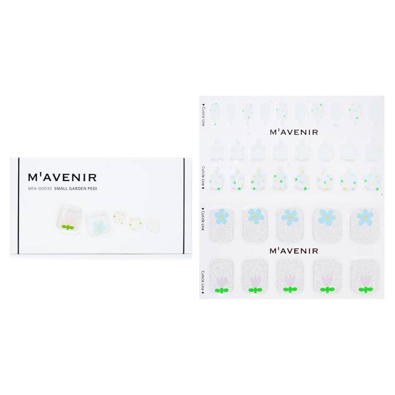 Nail Sticker (White) - # Small Garden Pedi by Mavenir