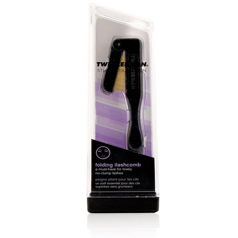 Folding Ilashcomb (Studio Collection) - Black by Tweezerman