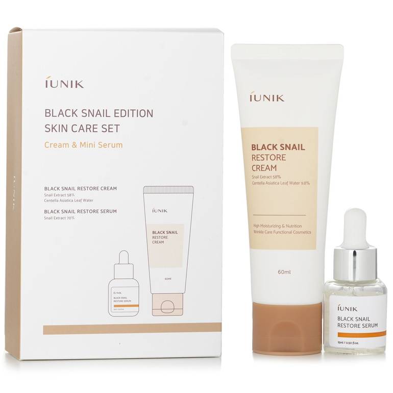 Black Snail Edition Skin Care Set من iUNIK