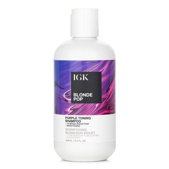 شامبو تلطيف أرجواني للشعر الأشقر 236ml/8oz من IGK
