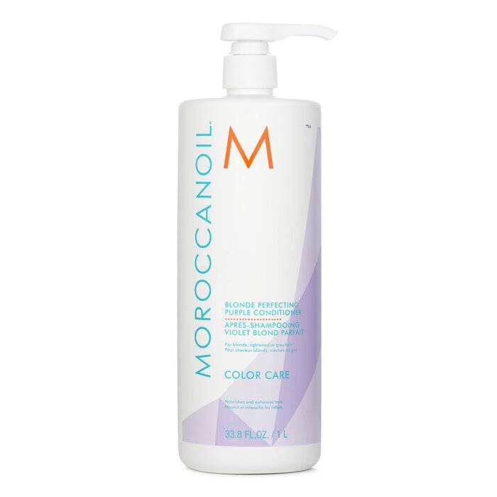 مغذي أرجواني مثالي للشعر الأشقر (للشعر الأشقر أو المبيض أو الرمادي) 1000ml/33.8oz من Moroccanoil