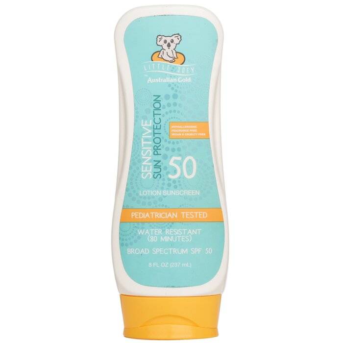 غسول حاصن شمسي Little Joey SPF 50 (حماية من الشمس للبشرة الحساسة) 237ml/8oz من الذهب الاسترالي