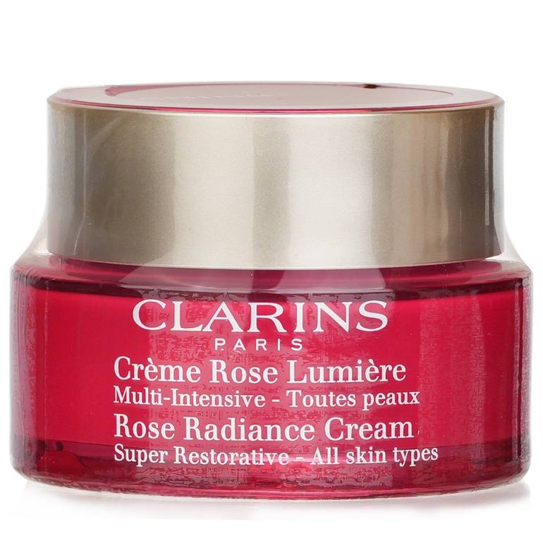كريم إشراقة بالورد المرمم الفائق من Clarins