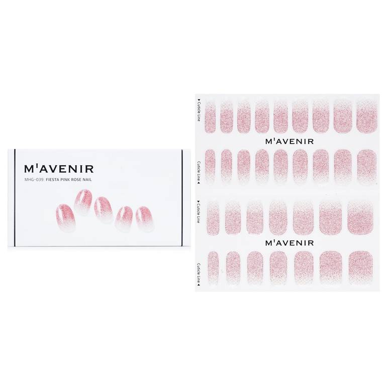 ملصق الأظافر (وردي) - # Fiesta Pink Rose Nail من Mavenir