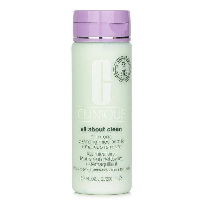 مزيل مكياج وحليب ميسيلار منظف شامل All about Clean - للبشرة الجافة جداً إلى المختلطة جداً 200ml/6.7oz من Clinique