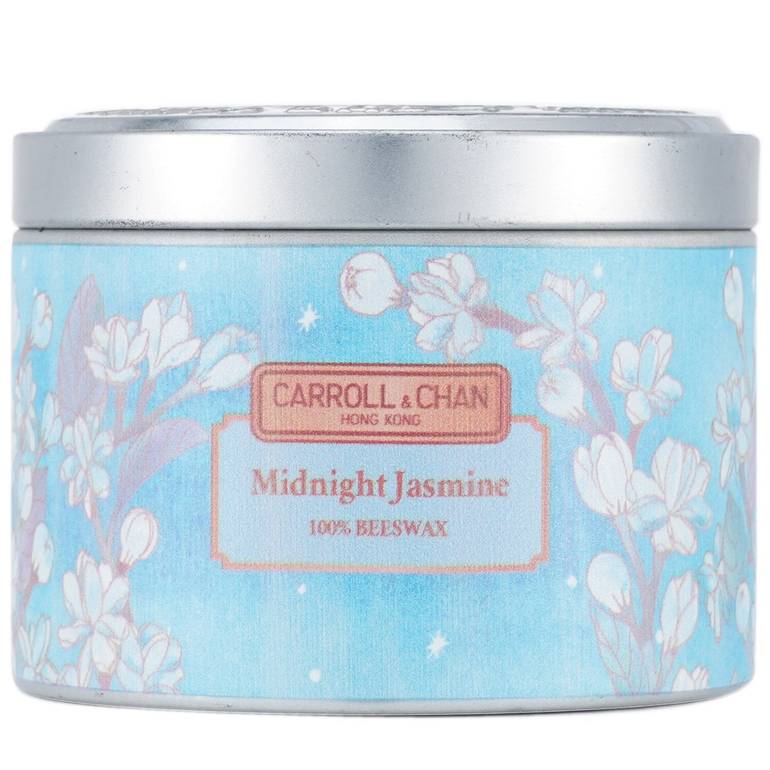 شمع قصديري بشمع العسل 100% - Midnight Jasmine من Carroll & Chan
