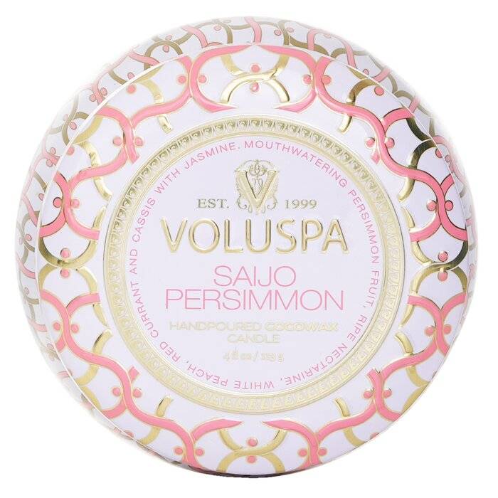 شمع قصديري صغير - Saijo Persimmon 113g/4oz من فولوسبا
