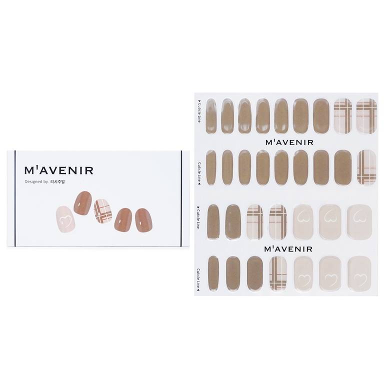 Nail Sticker (Brown) - # Brown Milk Tea Nail by Mavenir