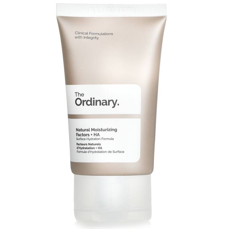 عوامل الترطيب الطبيعية + حمض الهيالورونيك من The Ordinary