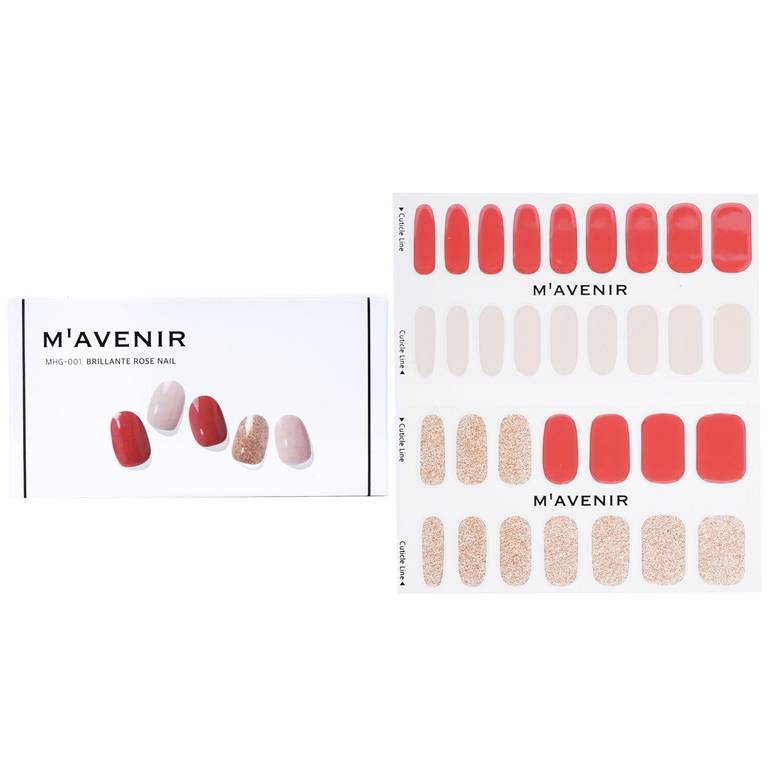 Nail Sticker (Pink) - # Brillante Rose Nail by Mavenir