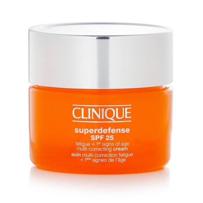 Superdefense SPF 25 Fatigue + 1st Signs Of Age Multi-Correcting Cream - Very Dry to Dry Combination 30ml/1oz by Clinique