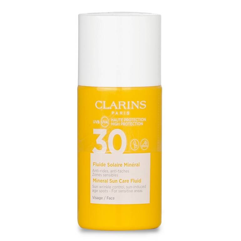 سائل للعناية الشمسية Mineral SPF 30 - للمناطق الحساسة لدى الوجه من Clarins