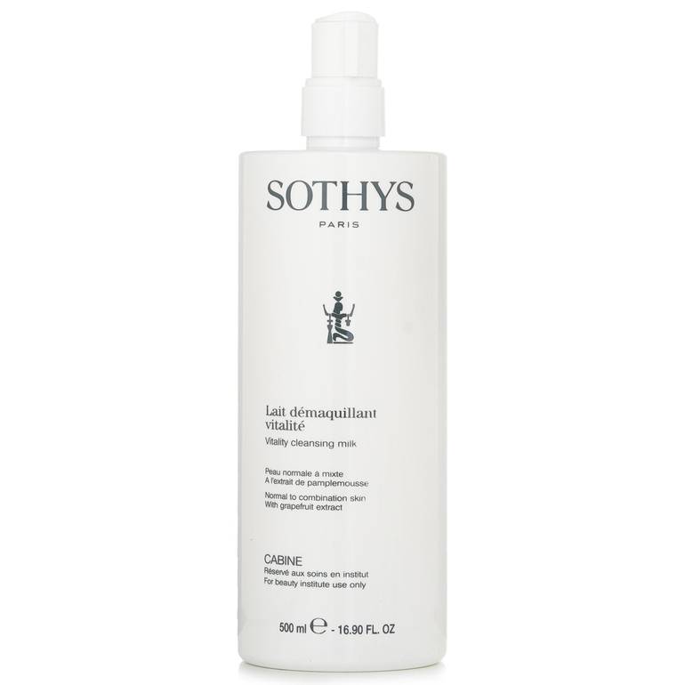 Vitality Cleansing Milk - For Normal to Combination Skin , With Grapefruit Extract (Salon Size) by Sothys