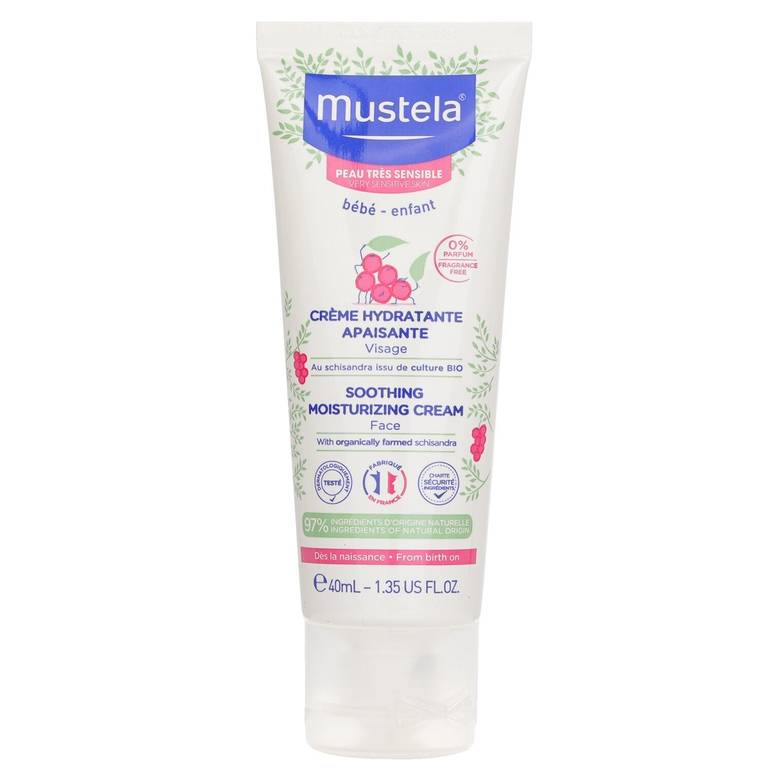 Soothing Moisturizing Cream For Face - For Very Sensitive Skin by Mustela